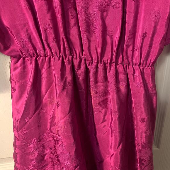 Zara Women's Viscose Jacquard Minidress Size S NEW Kimono Sleeves Going Out Luxe - Picture 3 of 10